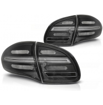 Pilotos Traseros Porsche Cayenne 10-15 Black Intermitentes Dinamicos
