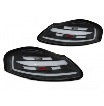PILOTOS TRASEROS LED BLACK para PORSCHE BOXSTER 986 96-04 con intermitente dinamico