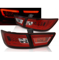 Pilotos Traseros Led Renault Clio Iv 13- Hatchback Led Bar Rojo/Blanco