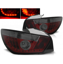 Pilotos Traseros Led Seat Ibiza 6j 3d 06.08- Rojo Ahumado Led
