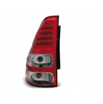 Pilotos Traseros Led Toyota Land Cruiser 120 03-09 Rojo/Blanco Led