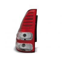 Pilotos Traseros Led Toyota Land Cruiser 120 03-09 Rojo/Blanco Led