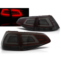 Pilotos Traseros Led Vw Golf 7 13- Ahumado Red Led Bar