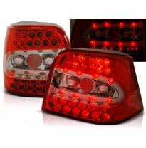 Pilotos Traseros Led Vw Golf 4 09.97-09.03 Rojo/Blanco Led