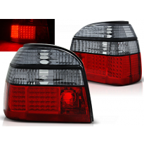 Pilotos Traseros Led Vw Golf 3 09.91-08.97 Rojo Ahumado Led