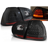 Pilotos Traseros Led Vw Golf 5 10.03-09 Negro Led