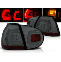 Pilotos Traseros Led Vw Golf 5 10.03-09 Ahumado Led Bar