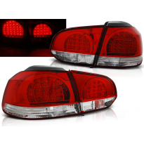 Pilotos Traseros Led Vw Golf 6 10.08-12  Rojo/Blanco Led