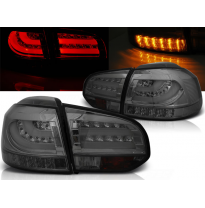 Pilotos Traseros Led Vw Golf 6 10.08-12  Ahumado Led Bar