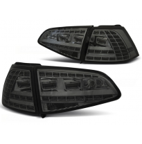 Pilotos Traseros Led Vw Golf 7 13-17 Smoke Led Gti Look-Intermitente Dinamico
