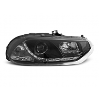 Alfa Romeo 156 10.97-06.03 Faros Delanteros Luz Diurna Fondo Negro