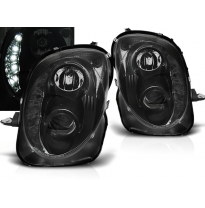 Faros Delanteros Luz Diurna Alfa Romeo Mito 2008- Tru Drl Ece-R87 Negro