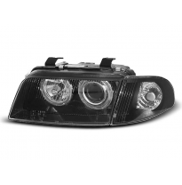 Faros Delanteros Angel Eyes Audi A4 11.94-12.98 Fondo Negro