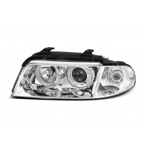 Faros Delanteros Angel Eyes Audi A4 01.99-09.00 Angel Eyes Cromados