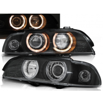 Faros Delanteros Angel Eyes Bmw E39 09.95-06.03 Angel Eyes H7/H7 Negro