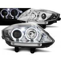 Faros Delanteros Angel Eyes Bmw Z4 E85 E86 02-08 Cromados