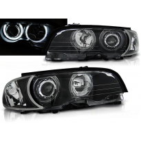 Faros Delanteros Angel Eyes Bmw E46 04.99-03.03 Coupe Cabrio Angel Eyes Ccfl Negro