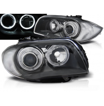 Faros Delanteros Angel Eyes Bmw 1 E87/E81 04-11 Grey
