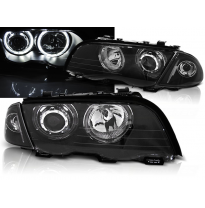 Faros Delanteros Angel Eyes Bmw E46 05.98-08.01 S/T Angel Eyes Led Negro