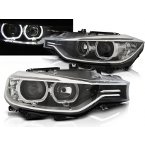 Faros Bmw F30/F31 10.11 - 05.15 Angel Eyes Negro R87