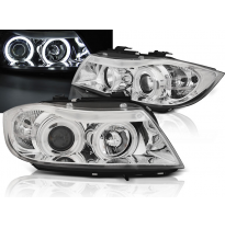 Faros Delanteros Angel Eyes Bmw E90/E91 03.05-08.08 Angel Eyes Ccfl Cromado