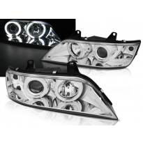 Faros Delanteros Angel Eyes Bmw Z3 01.96-02 Angel Eyes Ccfl Cromado
