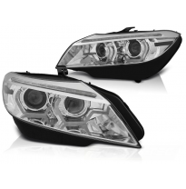 Faros Delanteros Bmw Z4 E89 09-13 Xenon Drl Chrome Intermitentes Dinamicos