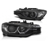 Faros Delanteros Bmw F30/F31 10.11 - 05.15 Angel Eyes Led Black Xenon Afs Drl