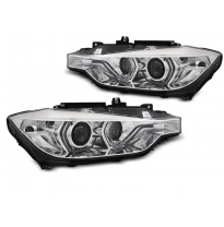 FAROS ANGEL EYES LED DRL CROMADOS para BMW F30/F31 LCI 15-18