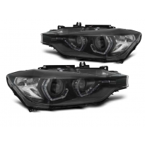 FAROS ANGEL EYES LED DRL NEGRO para BMW F30/F31 LCI 15-18