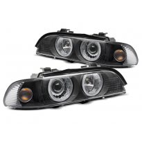 FAROS DE XENÓN ANGEL EYES NEGRO se adapta a BMW E39 LCI 00-03