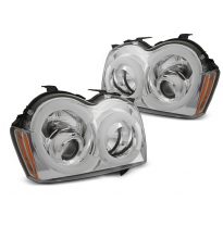 Faros Luz Diurna Chrysler Jeep Grand Cherokee 05-08 Cromado Tube Light