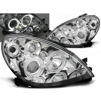 Faros Delanteros Angel Eyes Citroen Xsara 09.00-10.04 Cromados