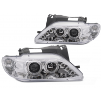 FAROS DELANTEROS CITROEN XSARA 97-00 ANGEL EYES CROMADO