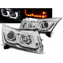 Faros Delanteros Luz Diurna  Chevrolet Cruze 09-12 Tube Light Cromado