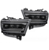 FAROS DELANTEROS LED compatibles con DODGE RAM 19-22