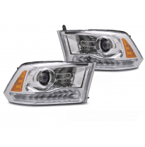 FAROS DELANTEROS DODGE RAM 09-18 CROMADO