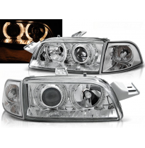 Faros Delanteros Angel Eyes Fiat Punto 1 11.93-09.99 Cromados