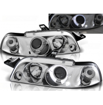 Faros Delanteros Angel Eyes Fiat Punto 1 11.93-09.99 Cromados