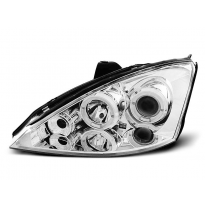Faros Delanteros Angel Eyes Ford Focus 10.98-10.01 Angel Eyes Cromados