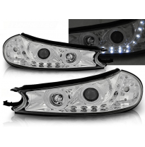 Faros Delanteros Luz Diurna Ford Mondeo 10.96-08.00 Cromados