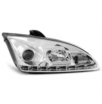 Ford Focus Ii 09.04-01.08 Faros Delanteros Luz Diurna Cromados