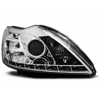 Faros Luz Diurna Ford Focus Ii 02.08-10 Daylight Cromado W/M