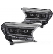 FAROS DELANTEROS LED NEGROS para FORD RANGER V 16-22