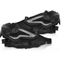 Faros Luz Diurna Lexus Is 13-16 Led Projector Tube Black