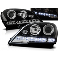 Faros Delanteros Luz Diurna Mercedes W164 Ml M-Klasa 08- Fondo Negro