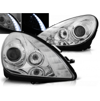 Faros Delanteros Luz Diurna Mercedes R171 Slk 04-11 Cromado