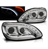 Faros Delanteros Luz Diurna Mercedes W220 S-Klasa 09.98-05.05 Cromados