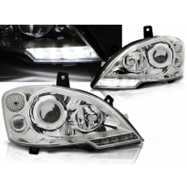 Faros Delanteros Luz Diurna Mercedes Vito W639 10.10-5.14 Cromado Tru Drl Ece-R87