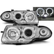 Faros Delanteros Angel Eyes Opel Astra F 09.94-08.97 Cromados